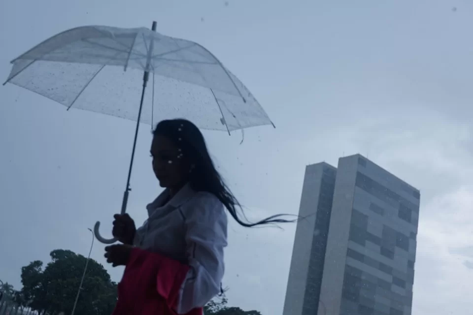 Semana será de tempo instável com pancadas de chuvas isoladas no DF